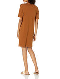 Women's Pima Cotton and Modal Interlock Patch-Pocket T-Shirt Dress