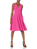 Women's Catalina Solid Sleeveless Fit & Flare Midi Dress