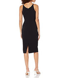 Women's Lyla Plunging Sleeveless Fitted Midi Sheath Dress | Women's Lace Dresses