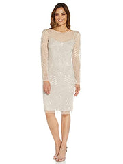 Adrianna Papell Women's Beaded Cocktail Dress