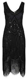 Ro Rox Great Gatsby 1920's Cocktail Party Sequin Tassel Flapper Dress