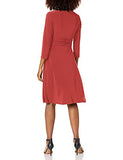 Women's 3/4 Sleeve Ruched Dress | Women's Casual Dresses