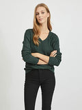 Women's Viril V-Neck L/S Knit Top-Noos Sweater | Original Brand | Women's Cardigan