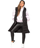 Hooded Quilted Puffer Gilet Waistcoat Padded Bodywarmer