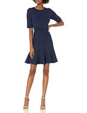 Women's Carin Short-Sleeve Fit and Flare Dress