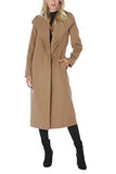 T Tahari Women's Maxi Double Face Wool Blend Wrap Coat