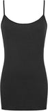 Womens Ladies Plain Strappy Bodycon Cami Vest Tank Top Sleeveless Camisole Mini Dress | Original Brand