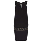 Womens Sleeveless Dresses Summer Fashion Printed Crew-neck Bodycon Mini Tank Beach Party Dress | Women's Lace Dresses