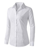 Beninos Women's Formal Work Wear White Simple Shirt | Women's Tops and Blouses