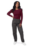 Burgundy Scrubs for Ladies - Long Sleeve Comfort Underscrub Tee - SIVVAN Womens Fall Fashion | Women's Tops and Blouses