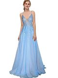 Prom Dresses Long 2022 for Women V Neck Ball Gowns A Line Lace Sexy Party Dresses PR0000179