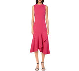 Women's Ruffle Hem Sheath