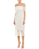 Women's Madison Off The Shoulder Sheath Midi Dress | Women's Lace Dresses