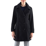 Alpine Swiss Norah Womens Wool Blend Double Breasted Peacoat