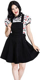 Dakota Pinafore Dress Women Medium-Length Dress Black,