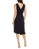 Women's Slvls V Nk Wrap W/Bttn Asym Hem Casual Night Out Dress