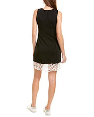 Women's Sheath Dress With Lip Lace Hem