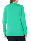 Bright Green Women's Classic-fit Lightweight Long-sleeve V-neck Sweater - Ae Store | Women's Jumpers
