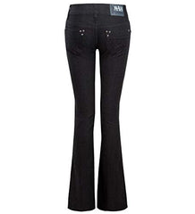 Womens Black Slim Fit Denim Bootcut Jeans Size 8 to 14 | Women's Jeans