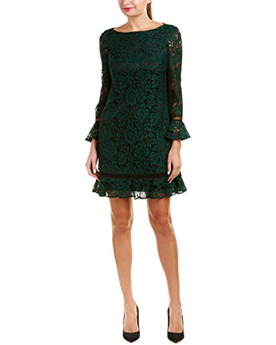 Women's Bell Sleeve Lace Shift Dress