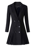 Women Ladies Blazer Dress Sexy V Neck Business Bodycon Dresses | Women's Work Dresses