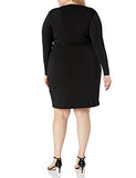 Women's Plus Size Signature Long Sleeve Wrap Dress | Women's Work Dresses