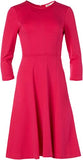 Women's 4-mar Sleeve Fit And Flare Dress