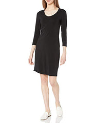 Amazon Brand - Daily Ritual Women's Stretch Supima Long-Sleeve Dress