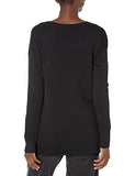 Black Lightweight V-neck Tunic Sweater - Ae Store | Women's Jumpers