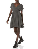 Charcoal Heather Women's Surplice Dress - AE | Women's Casual Dresses