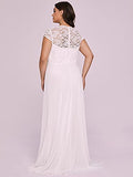 Women's Sweetheart Floral Lace Dress Evening Dress Plus Size - Sara Clothes