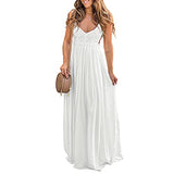 Women's Sleeveless Lace Fit & Flare Backless Maxi Dress | Women's Lace Dresses