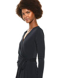 Women's Classic Long Sleeve Wrap Dress