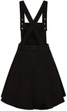 Dakota Pinafore Dress Women Medium-Length Dress Black, | Women's Casual Dresses