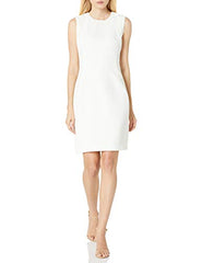 Women's Lace And Crepe Combo Sheath Dress