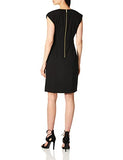 Women's Shift Dress with Gold-Tone Hardware | Women's Work Dresses