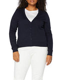 Women's Cotton V Cardigan, Blue (Navy B8895), X-Small | Women's Cardigan