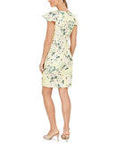 Women's Flutter Cap Sleeve Sheath Dress with Seam Detail | Women's Work Dresses