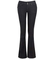 Womens Black Slim Fit Denim Bootcut Jeans Size 8 to 14 | Women's Jeans
