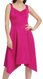 Womens Sleeveless Sweetheart Midi Dress