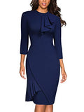 Women's Vintage Half Collar Slim Style Party Pencil Dress | Women's Work Dresses