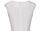 Women's 1950s Retro Vintage Cap Sleeve Party Swing Dress | Women's Work Dresses