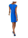 Women's Square Neck Sheath with Pleated Skirt Dress | Original Brand | Women's Work Dresses