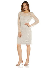 Adrianna Papell Women's Beaded Cocktail Dress