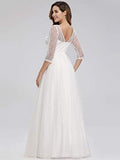 Women's A-line Sweetheart Floral Lace Wedding Party Dress 0806 | Women's Casual Dresses