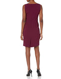 Women's Crepe Multi Seamed Cropped and Sheath Dress, Cabaret, 28 Plus | Women's Work Dresses