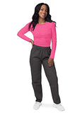 Heather Fuchsia Scrubs for Ladies - Long Sleeve Comfort Underscrub Tee - SIVVAN Womens Fall Fashion | Women's Tops and Blouses