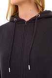 Womens Ladies Recycled Zip Up Hoody Soft Casual Hooded Zipper Sweatshirt Top Long Sleeve with Pockets | Original Brand | Women's Cardigan