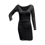 Women Dresses Sale, Fashion Ladies Sexy Solid V-Neck Long-Sleeved Sheath Tight Mini Dress UK Size Party Elgant Dresses Clearance Work Dress Office Dressing