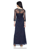 Women's Petite Long A-Line Sweetheart Neck Dress-Discontinued